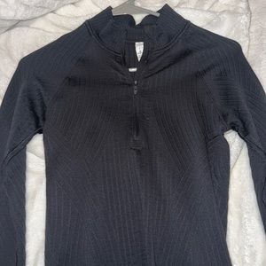 Lululemon rubbed half zip jacket